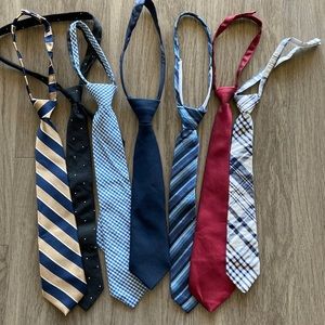 Little boys neck ties set of 7